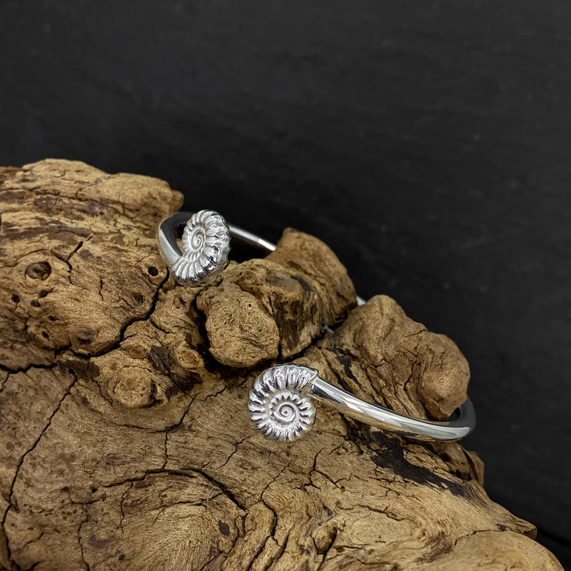 Ammonite Cuff Bracelet