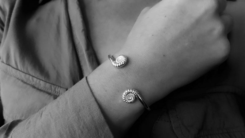 Ammonite Cuff Bracelet