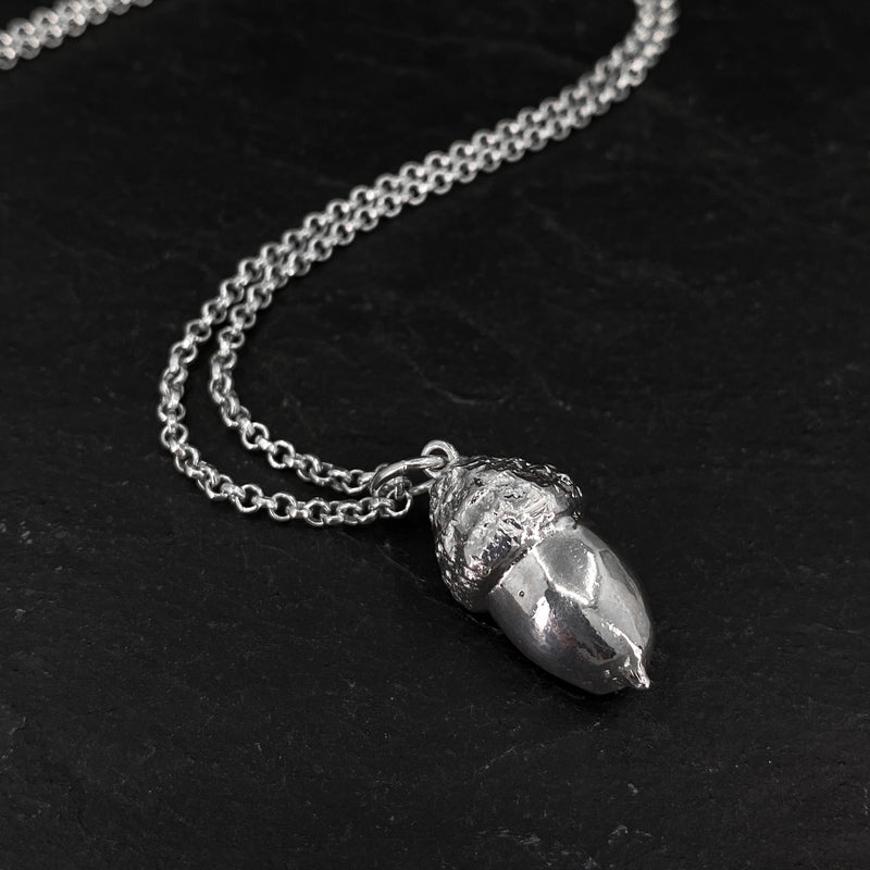 Real acorn necklace deals