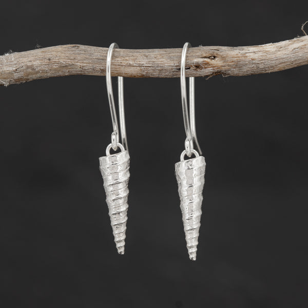Mini Screwshell Drop Earrings