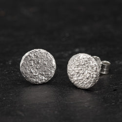 Full Moon Stud Earrings