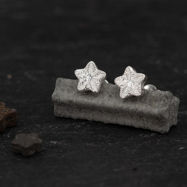 Crinoid Stud Earrings