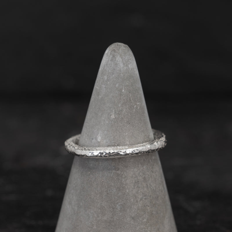 Reticulated Forged Stacker Ring